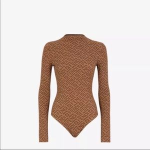 FENDI x SKIMS bodysuit mock neck